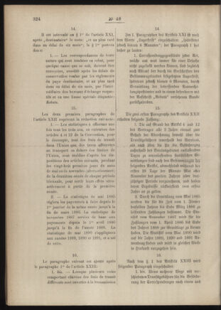 Post- und Telegraphen-Verordnungsblatt für das Verwaltungsgebiet des K.-K. Handelsministeriums 18860504 Seite: 30