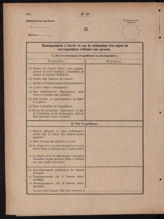 Post- und Telegraphen-Verordnungsblatt für das Verwaltungsgebiet des K.-K. Handelsministeriums 18860504 Seite: 40