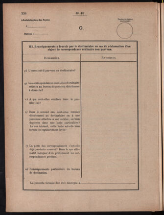 Post- und Telegraphen-Verordnungsblatt für das Verwaltungsgebiet des K.-K. Handelsministeriums 18860504 Seite: 42