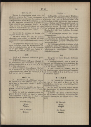 Post- und Telegraphen-Verordnungsblatt für das Verwaltungsgebiet des K.-K. Handelsministeriums 18860504 Seite: 7