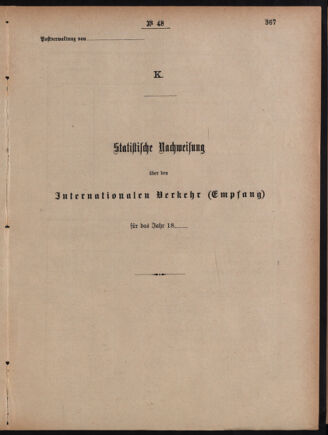 Post- und Telegraphen-Verordnungsblatt für das Verwaltungsgebiet des K.-K. Handelsministeriums 18860504 Seite: 73