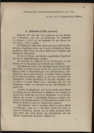 Post- und Telegraphen-Verordnungsblatt für das Verwaltungsgebiet des K.-K. Handelsministeriums 18860525 Seite: 5