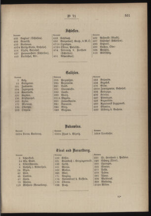 Post- und Telegraphen-Verordnungsblatt für das Verwaltungsgebiet des K.-K. Handelsministeriums 18860630 Seite: 3