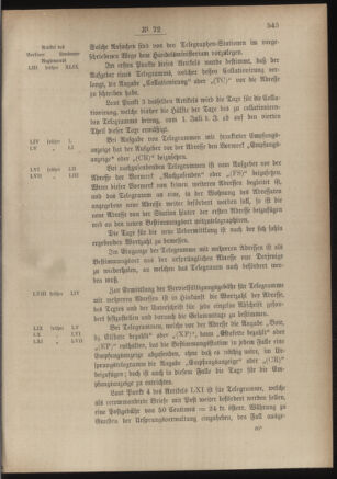 Post- und Telegraphen-Verordnungsblatt für das Verwaltungsgebiet des K.-K. Handelsministeriums 18860701 Seite: 11