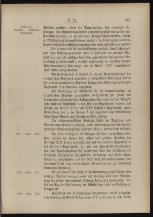 Post- und Telegraphen-Verordnungsblatt für das Verwaltungsgebiet des K.-K. Handelsministeriums 18860701 Seite: 5