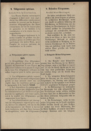 Post- und Telegraphen-Verordnungsblatt für das Verwaltungsgebiet des K.-K. Handelsministeriums 18860701 Seite: 65