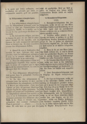 Post- und Telegraphen-Verordnungsblatt für das Verwaltungsgebiet des K.-K. Handelsministeriums 18860701 Seite: 75