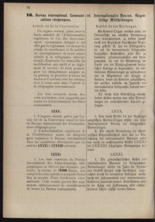 Post- und Telegraphen-Verordnungsblatt für das Verwaltungsgebiet des K.-K. Handelsministeriums 18860701 Seite: 90