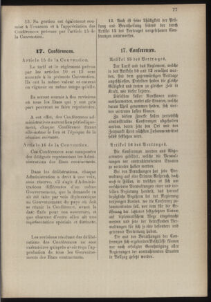 Post- und Telegraphen-Verordnungsblatt für das Verwaltungsgebiet des K.-K. Handelsministeriums 18860701 Seite: 95