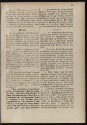 Post- und Telegraphen-Verordnungsblatt für das Verwaltungsgebiet des K.-K. Handelsministeriums 18860701 Seite: 97