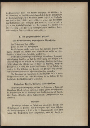 Post- und Telegraphen-Verordnungsblatt für das Verwaltungsgebiet des K.-K. Handelsministeriums 18860702 Seite: 11