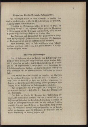 Post- und Telegraphen-Verordnungsblatt für das Verwaltungsgebiet des K.-K. Handelsministeriums 18860702 Seite: 9