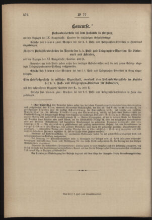 Post- und Telegraphen-Verordnungsblatt für das Verwaltungsgebiet des K.-K. Handelsministeriums 18860707 Seite: 4