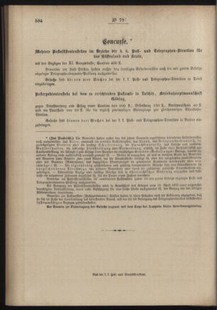 Post- und Telegraphen-Verordnungsblatt für das Verwaltungsgebiet des K.-K. Handelsministeriums 18860711 Seite: 4