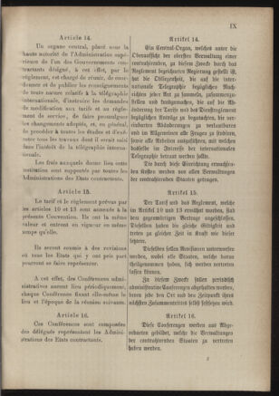 Post- und Telegraphen-Verordnungsblatt für das Verwaltungsgebiet des K.-K. Handelsministeriums 18860812 Seite: 13