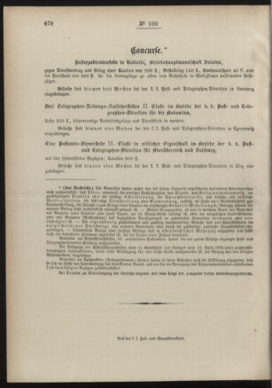 Post- und Telegraphen-Verordnungsblatt für das Verwaltungsgebiet des K.-K. Handelsministeriums 18860914 Seite: 4