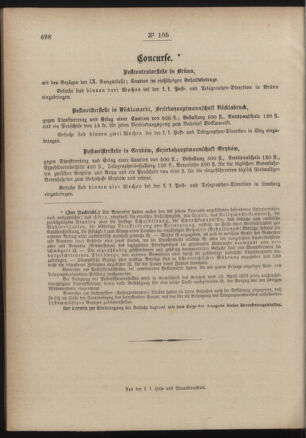 Post- und Telegraphen-Verordnungsblatt für das Verwaltungsgebiet des K.-K. Handelsministeriums 18860927 Seite: 4