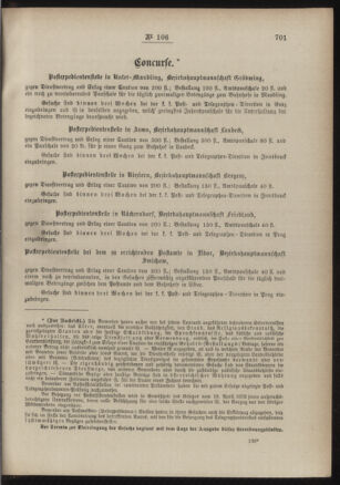 Post- und Telegraphen-Verordnungsblatt für das Verwaltungsgebiet des K.-K. Handelsministeriums 18860928 Seite: 3