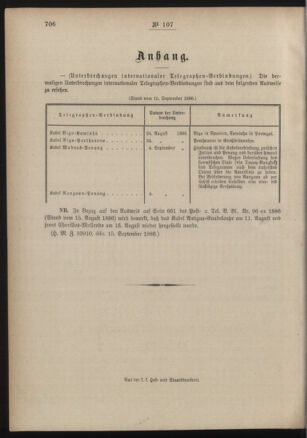 Post- und Telegraphen-Verordnungsblatt für das Verwaltungsgebiet des K.-K. Handelsministeriums 18860930 Seite: 4