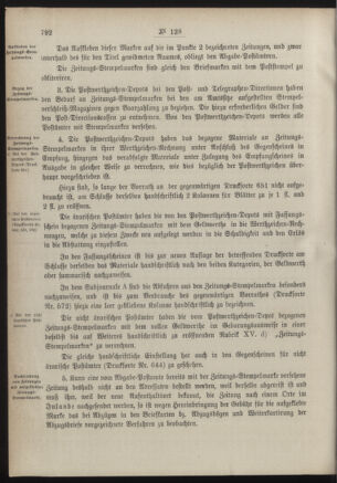 Post- und Telegraphen-Verordnungsblatt für das Verwaltungsgebiet des K.-K. Handelsministeriums 18861202 Seite: 2