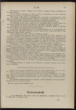 Post- und Telegraphen-Verordnungsblatt für das Verwaltungsgebiet des K.-K. Handelsministeriums 18861203 Seite: 3