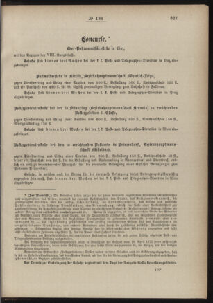 Post- und Telegraphen-Verordnungsblatt für das Verwaltungsgebiet des K.-K. Handelsministeriums 18861215 Seite: 3