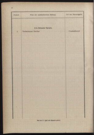 Post- und Telegraphen-Verordnungsblatt für das Verwaltungsgebiet des K.-K. Handelsministeriums 18861228 Seite: 18