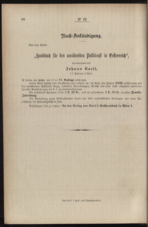 Post- und Telegraphen-Verordnungsblatt für das Verwaltungsgebiet des K.-K. Handelsministeriums 18870317 Seite: 4