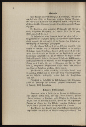 Post- und Telegraphen-Verordnungsblatt für das Verwaltungsgebiet des K.-K. Handelsministeriums 18870624 Seite: 12