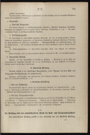 Post- und Telegraphen-Verordnungsblatt für das Verwaltungsgebiet des K.-K. Handelsministeriums 18870625 Seite: 3