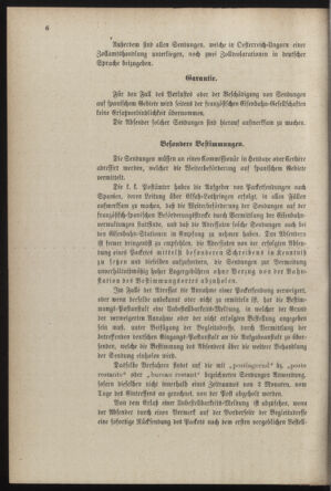 Post- und Telegraphen-Verordnungsblatt für das Verwaltungsgebiet des K.-K. Handelsministeriums 18870724 Seite: 66