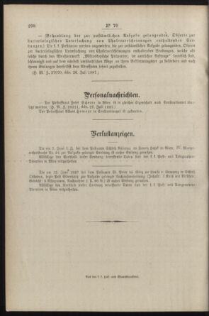 Post- und Telegraphen-Verordnungsblatt für das Verwaltungsgebiet des K.-K. Handelsministeriums 18870808 Seite: 4