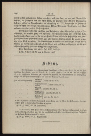 Post- und Telegraphen-Verordnungsblatt für das Verwaltungsgebiet des K.-K. Handelsministeriums 18870817 Seite: 2