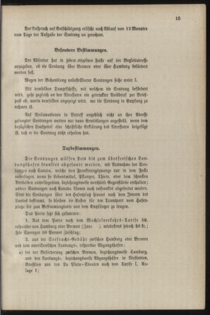 Post- und Telegraphen-Verordnungsblatt für das Verwaltungsgebiet des K.-K. Handelsministeriums 18870825 Seite: 19