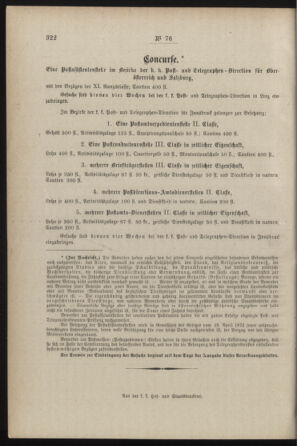 Post- und Telegraphen-Verordnungsblatt für das Verwaltungsgebiet des K.-K. Handelsministeriums 18870903 Seite: 4