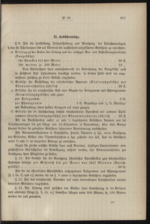 Post- und Telegraphen-Verordnungsblatt für das Verwaltungsgebiet des K.-K. Handelsministeriums 18871012 Seite: 3