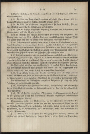 Post- und Telegraphen-Verordnungsblatt für das Verwaltungsgebiet des K.-K. Handelsministeriums 18871012 Seite: 7