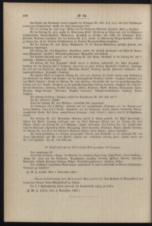 Post- und Telegraphen-Verordnungsblatt für das Verwaltungsgebiet des K.-K. Handelsministeriums 18871115 Seite: 6