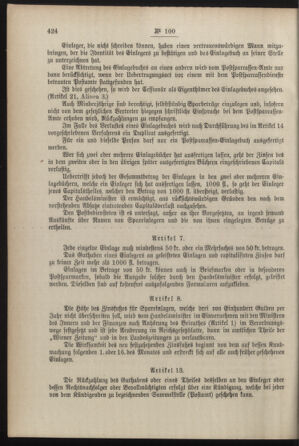 Post- und Telegraphen-Verordnungsblatt für das Verwaltungsgebiet des K.-K. Handelsministeriums 18871204 Seite: 2