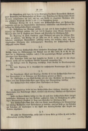 Post- und Telegraphen-Verordnungsblatt für das Verwaltungsgebiet des K.-K. Handelsministeriums 18871204 Seite: 3