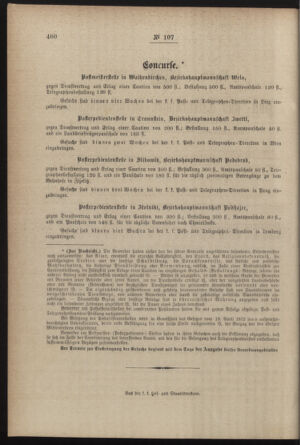 Post- und Telegraphen-Verordnungsblatt für das Verwaltungsgebiet des K.-K. Handelsministeriums 18871228 Seite: 4