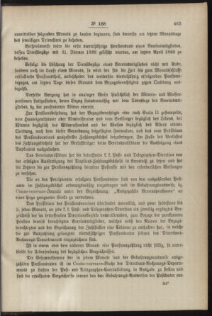 Post- und Telegraphen-Verordnungsblatt für das Verwaltungsgebiet des K.-K. Handelsministeriums 18871229 Seite: 3