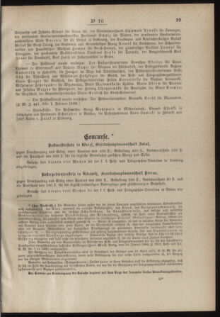 Post- und Telegraphen-Verordnungsblatt für das Verwaltungsgebiet des K.-K. Handelsministeriums 18880210 Seite: 3