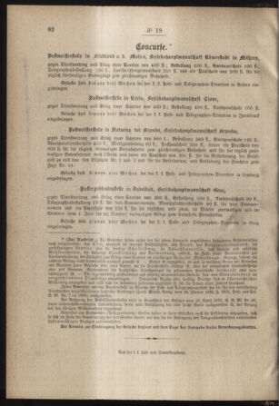 Post- und Telegraphen-Verordnungsblatt für das Verwaltungsgebiet des K.-K. Handelsministeriums 18880310 Seite: 4