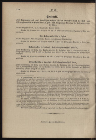 Post- und Telegraphen-Verordnungsblatt für das Verwaltungsgebiet des K.-K. Handelsministeriums 18880404 Seite: 4