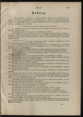 Post- und Telegraphen-Verordnungsblatt für das Verwaltungsgebiet des K.-K. Handelsministeriums 18880523 Seite: 3