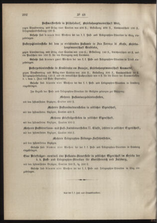 Post- und Telegraphen-Verordnungsblatt für das Verwaltungsgebiet des K.-K. Handelsministeriums 18880530 Seite: 4