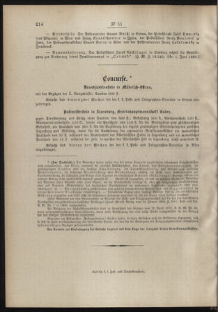 Post- und Telegraphen-Verordnungsblatt für das Verwaltungsgebiet des K.-K. Handelsministeriums 18880609 Seite: 4