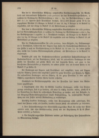 Post- und Telegraphen-Verordnungsblatt für das Verwaltungsgebiet des K.-K. Handelsministeriums 18880723 Seite: 6