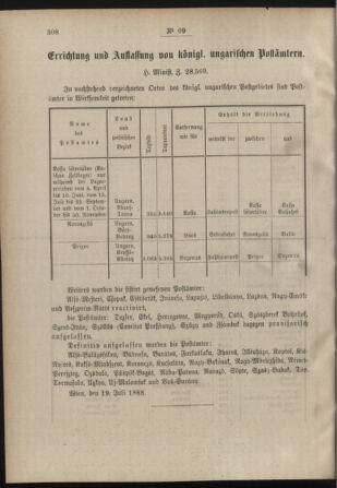 Post- und Telegraphen-Verordnungsblatt für das Verwaltungsgebiet des K.-K. Handelsministeriums 18880801 Seite: 2